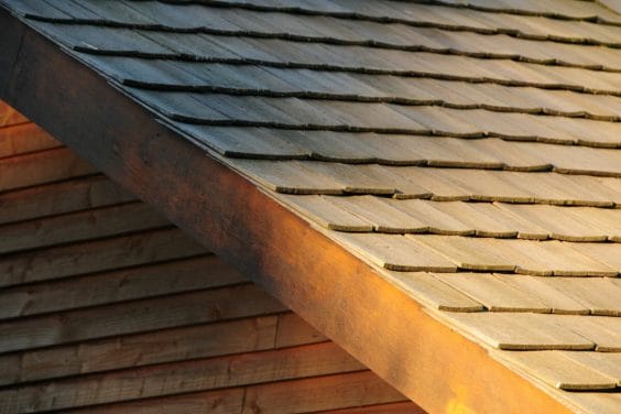 What are roof shingles made of